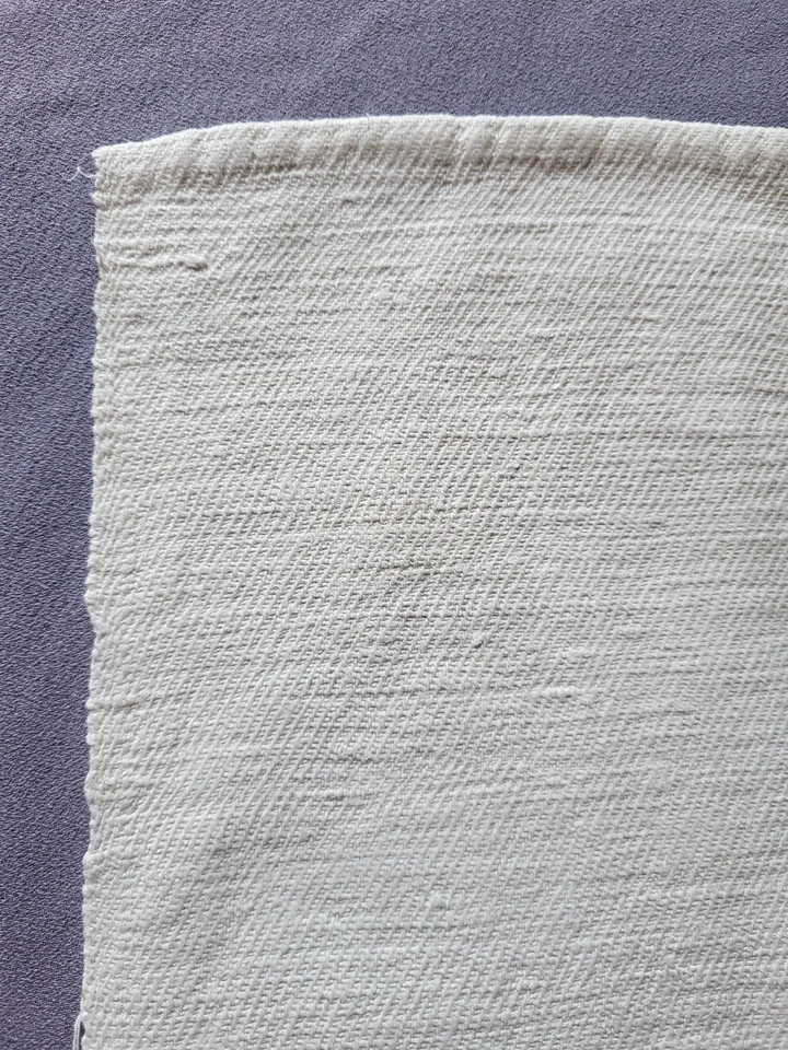 N14 Ancien torchon en chanvre 83X95cm OLD HEMP CLOTH TOWEL - Photo 4/4