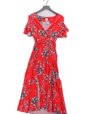 French Connection Wrap Maxi Dress UK12 in Red