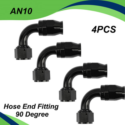 10AN PTFE Hose End Fitting 90 Degree For AN10 Fuel line 90 degree Hose Fitting