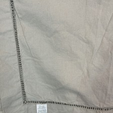 Linen /Cotton Table Cloth Rectangle 97x57 Inch, Classic Hemstitched