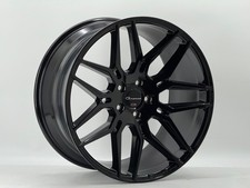 4pc 20 Giovanna Wheels Bogota 20x9 Et35 20x10.5 Et 45 Gloss Black Finish 5x112