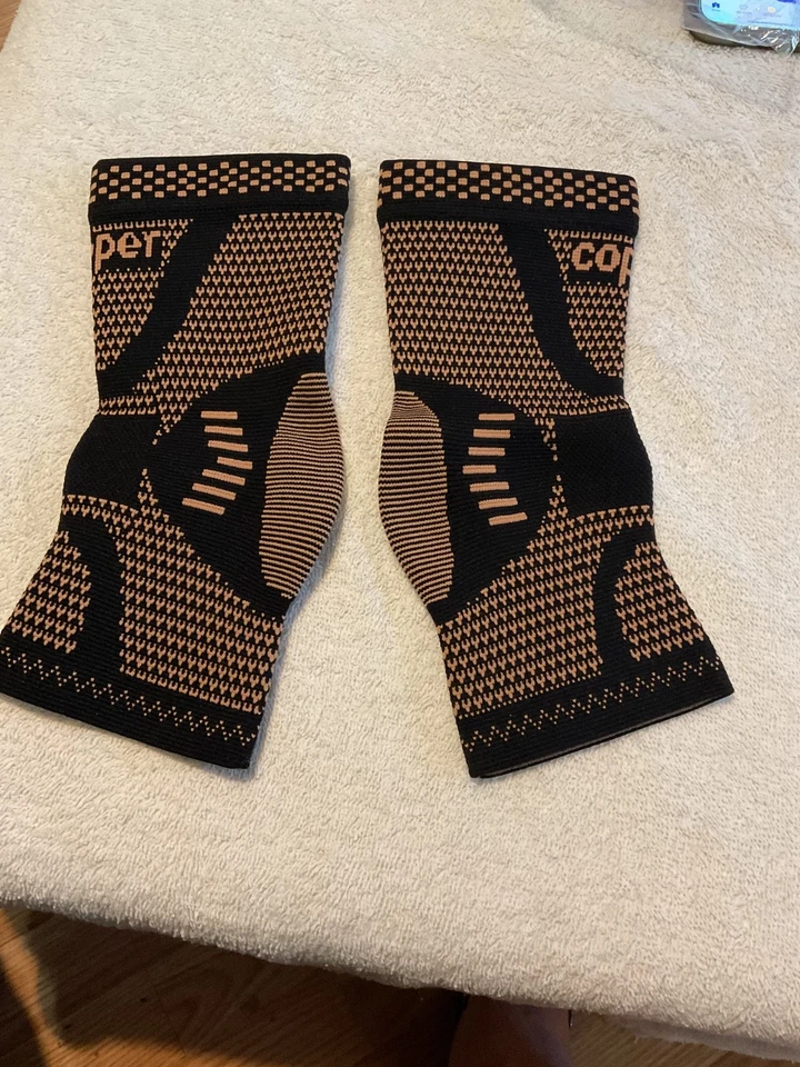 New: Copper Fit Orthopedic Arch Support Compression Sleeves (2 ) Sz. Large.. - Image 4 of 4