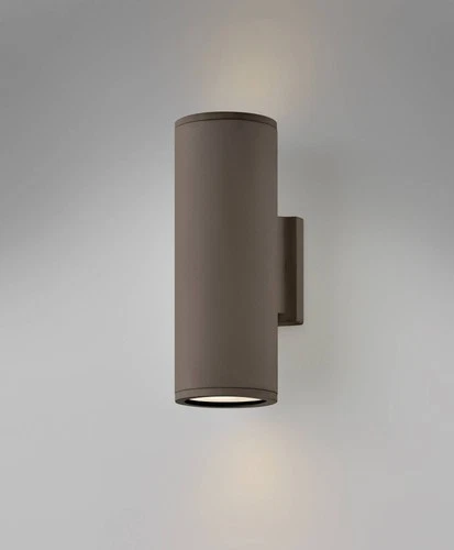 Silo 12" High Architectural Bronze LED Outdoor Wall Light - Picture 4 of 10