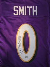 Roquan  Smith Autographed #0 Baltimore Raven Jersey Purple Beckett Authenticated