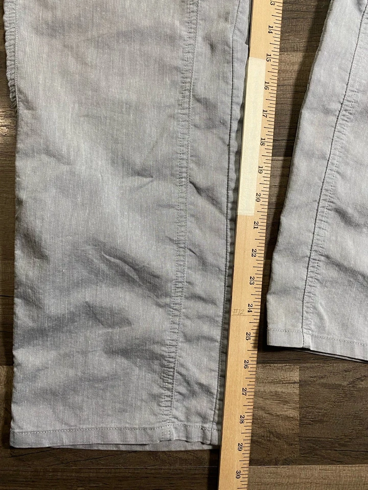 Туристические брюки Kuhl женские функциональные размер 12 короткие светло-серые 32x29 низкая посадка тропа - Изображение 4 из 4