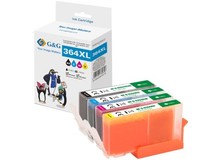 G&G 14792 G&G Xl-Patronen 4Er Set FüR Hp 364XL/ N9J74AE Bk/C/M/Y