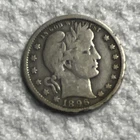 1896 O-Barber Quarter 1896 25C US Coin Circulated Uncertified