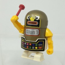 VTG 80s Rare Mechanical Wind-Up Robot Toy Alu...
