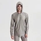 Men EMF EMI Shielding Long Sleeve Top 100% Silver Fiber Anti-Radiation Shirt