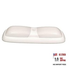LASALLE BRIS Gustafson Lighting GSAM4004 Double 12V Dome Light with White Lens