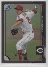 2015 Bowman Draft Chrome Asia Exclusive Black Refractor Jimmy Herget #30 y8h