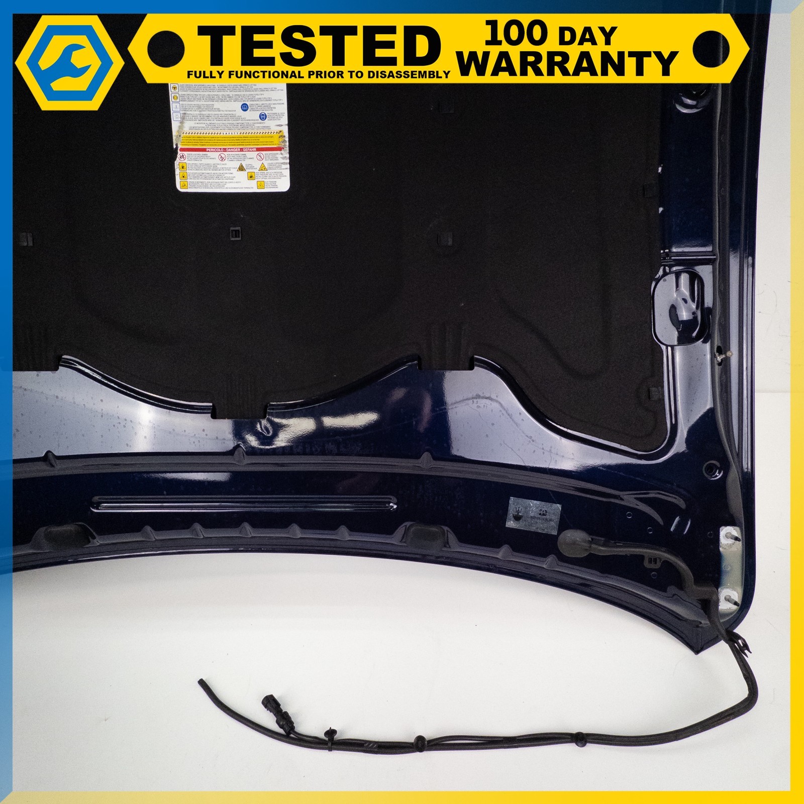 14-19 MASERATI QUATTROPORTE FRONT HOOD BONNET COVER PANEL ASSEMBLY BLUE OEM