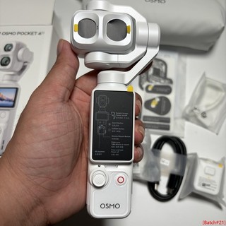 DJI Osmo Pocket 4P Pro Gimbal Camera White Multi Language Standard [Batch#21]