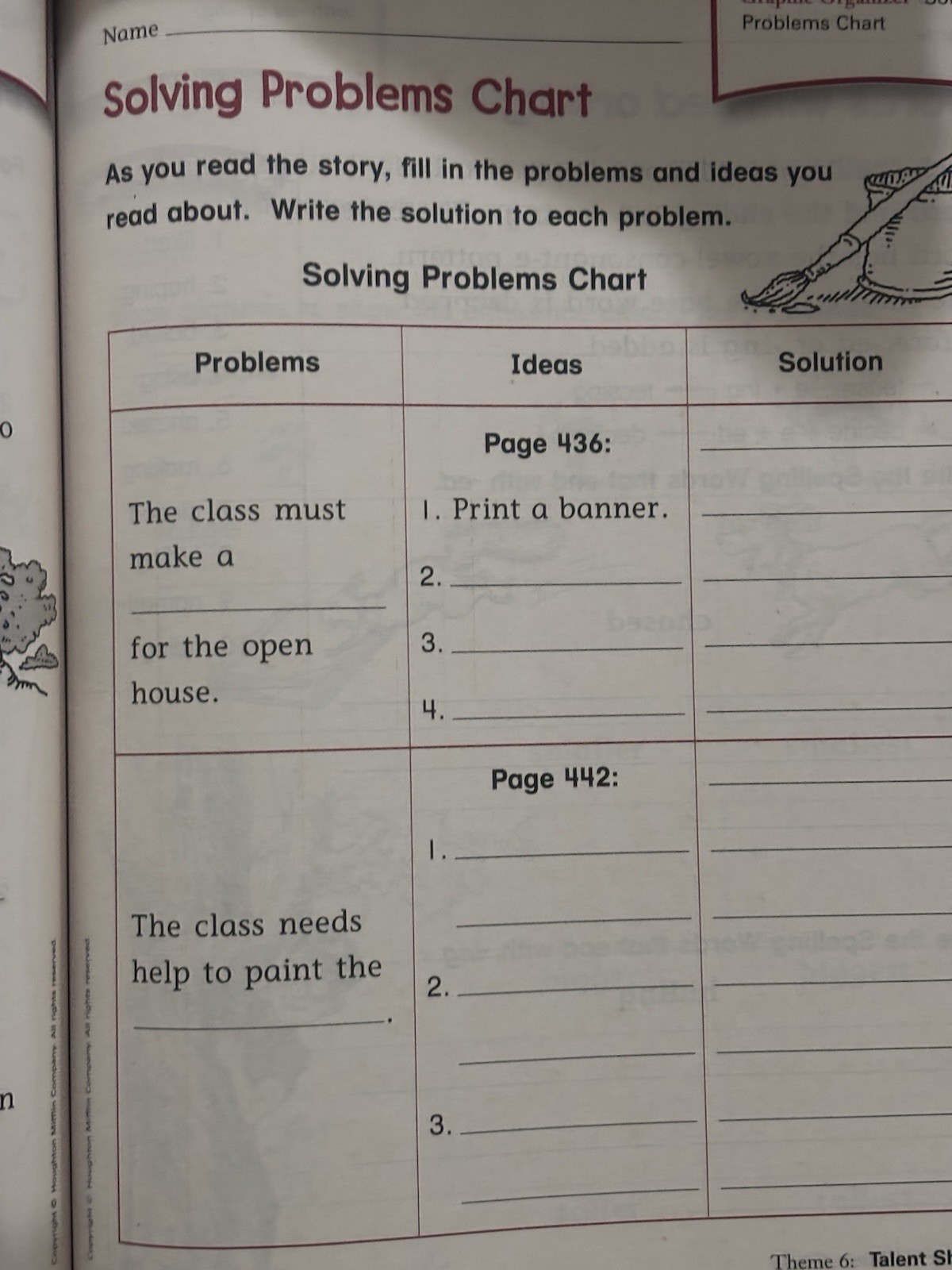 Houghton Mifflin Reading Practice Book, Grade 2 Reading Level