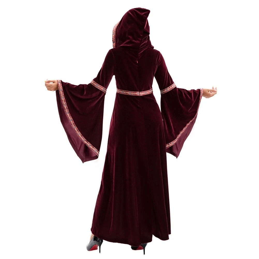 VETEMENTS Costume vestito medievale con cappuccio festa casual vacanza vestito nuovo condizioni abbigliamento