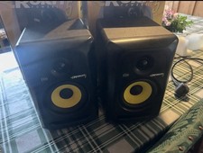 KRK Rokit 5 G3 Pair of Active Studio Monitors + Power Leads - Tested & Works 