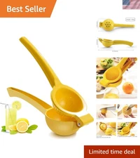 Rust Resistant Citrus Squeezer - Compact Hand Juicer for Quick Juice Extraction