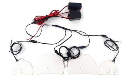 Dodge Challenger - INDIGLO EL sheet plasma tacho glow gauges shift light indiglo