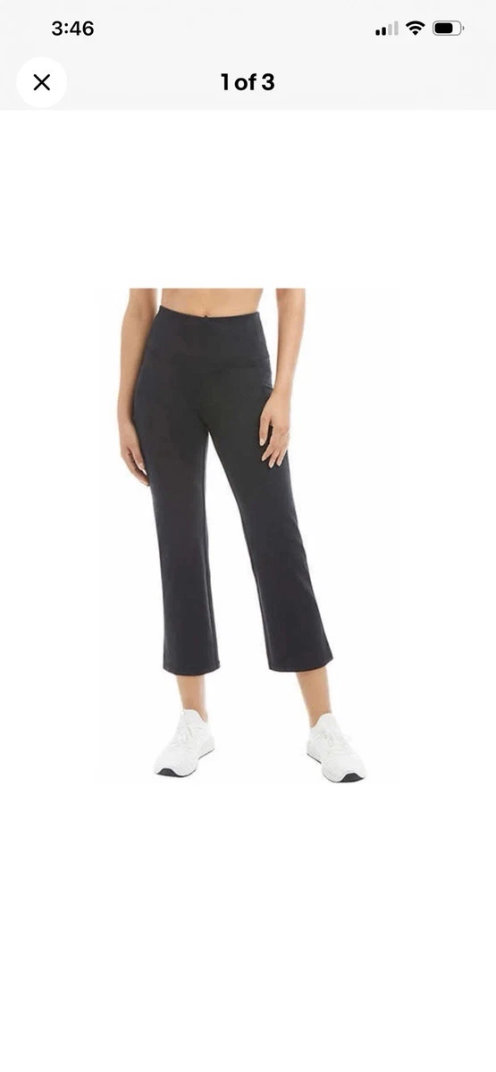 Pantalon De Sport Jockey Femme Capri XL - Bleu, Taille Haute, Stretch, Multi-saisons