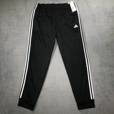 adidas Men's Essentials 3-Stripes Tricot Jogger Workout Track Pants - LARGE New