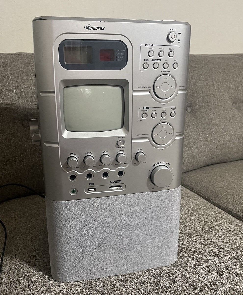 Memorex Model MKS8591 A Karaoke Singing Machine CD/SD/USB