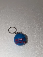 Vtg 1990s Planet Hollywood Advertising Souvenir Globe Keychain 