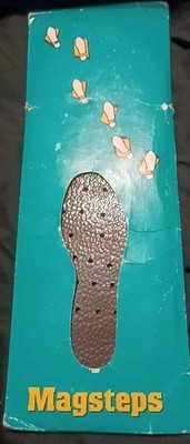 Uncut Nikken Magsteps For Shoes Magnetic Insoles Mens Large USA Size 13-17 extra