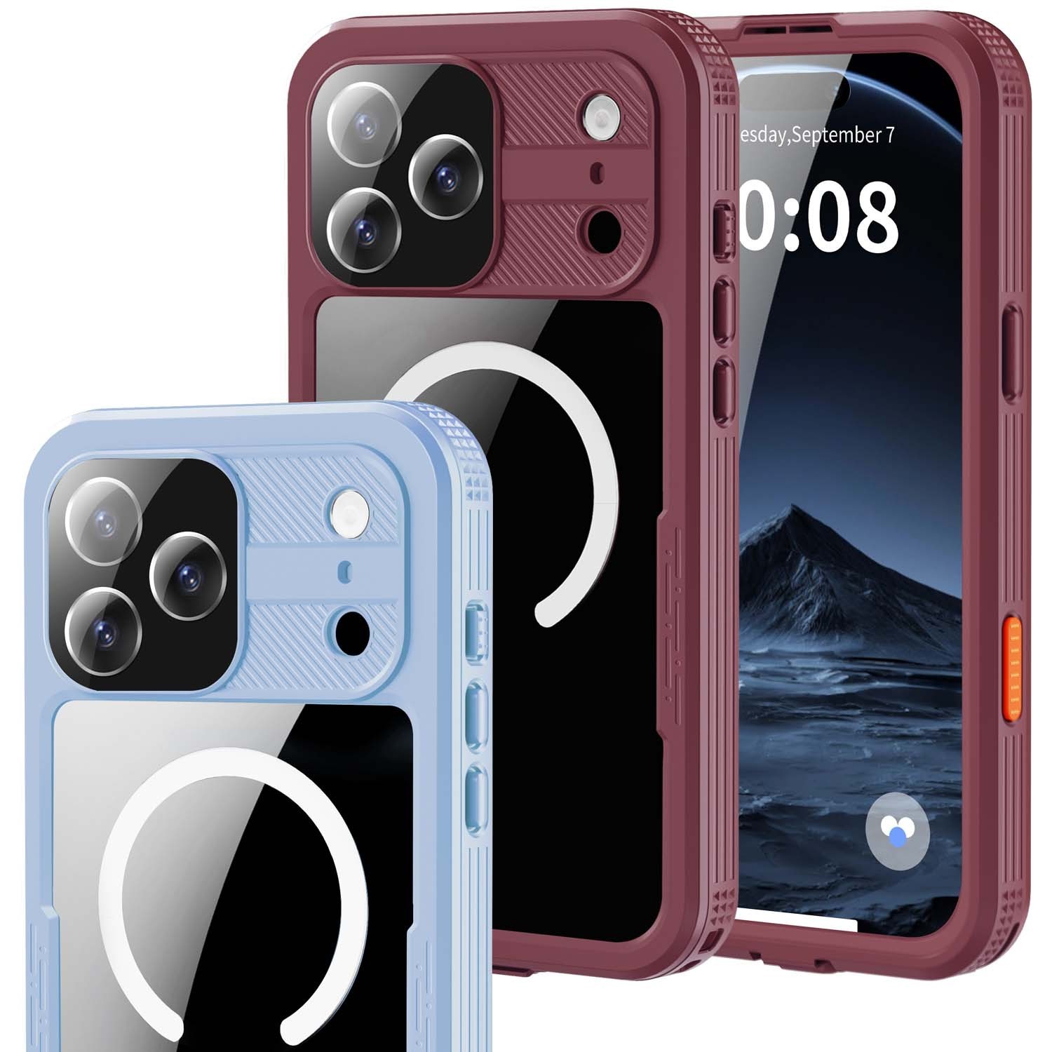 MagSafe Waterproof Case For iPhone 17 18 Pro Max AIR Shockproof Heavy Duty Cover