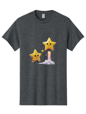 Star-Characters Mens Graphic Tee, 100% Cotton, Casual Summer Wear