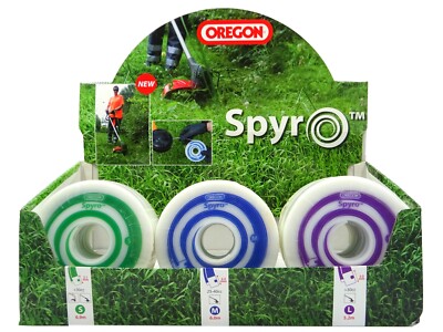 5 x Oregon Spyro Trimmerfaden Freischneiderfaden Mähfaden Nylon - Gr. S / M / L