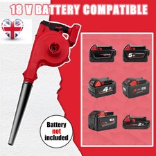 2in1 Cordless Leaf Blower Electric Leaf Blower&Vacuum For Milwaukee 18V Battery