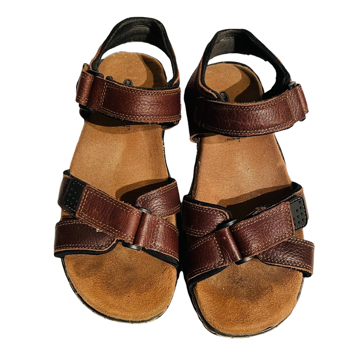 Dr Scholls‎ Sandals Mens 13 M Gus Brown Leather Straps Comfort Dr. Scholls Gus Men main image 3