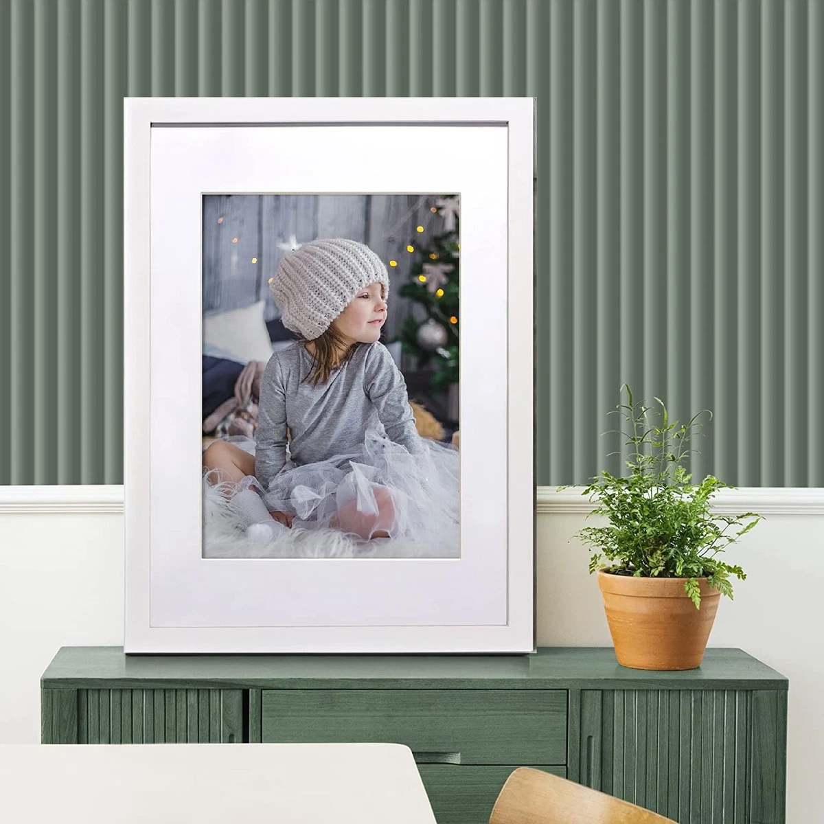 White Picture Frame Photo Frame With White Mount A1 A2 A3 A4 A5 Home D cor