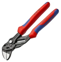 Knipex 7" Pliers Wrench 8602180 Adjustable Wrench w Comfort Grip & Black Finish