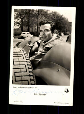 Erik Schuman UFA Karte 50er Jahre Original Signiert ## BC 191143