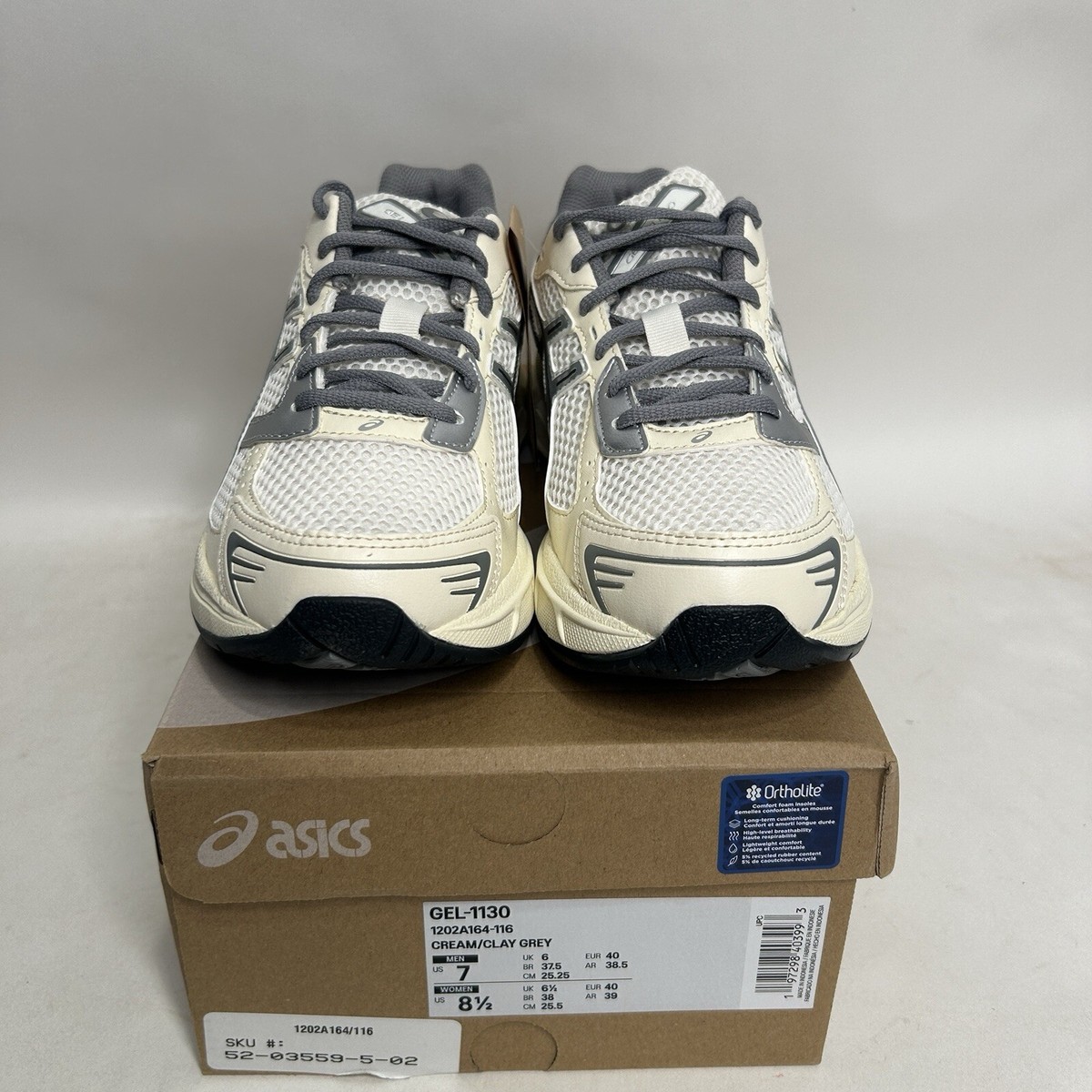 ASICS Gel-1130 WMNS “Cream Clay Grey” 1202A164-116 Women's