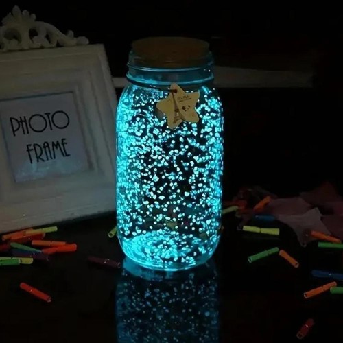 30000PCS Glow in The Dark Pebbles Glowing Rocks Fish Tank Garden Luminous Stones - Picture 7 of 23