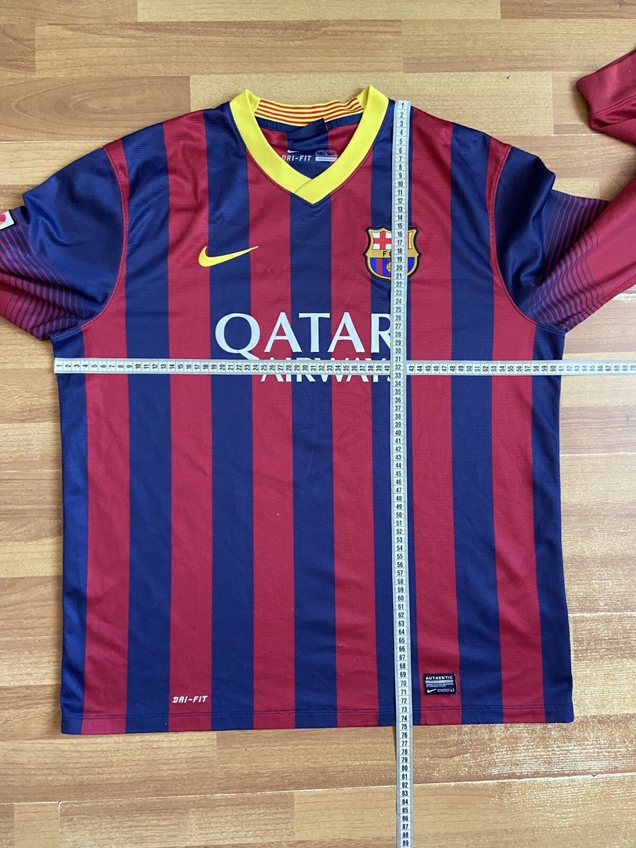 BARCELONA 2013 2014 HOME SHIRT JERSEY LONG SLEEVE NIKE BARCELONA 2013 2014 HOME SHIRT JERSEY LONG SLEEVE NIKE
