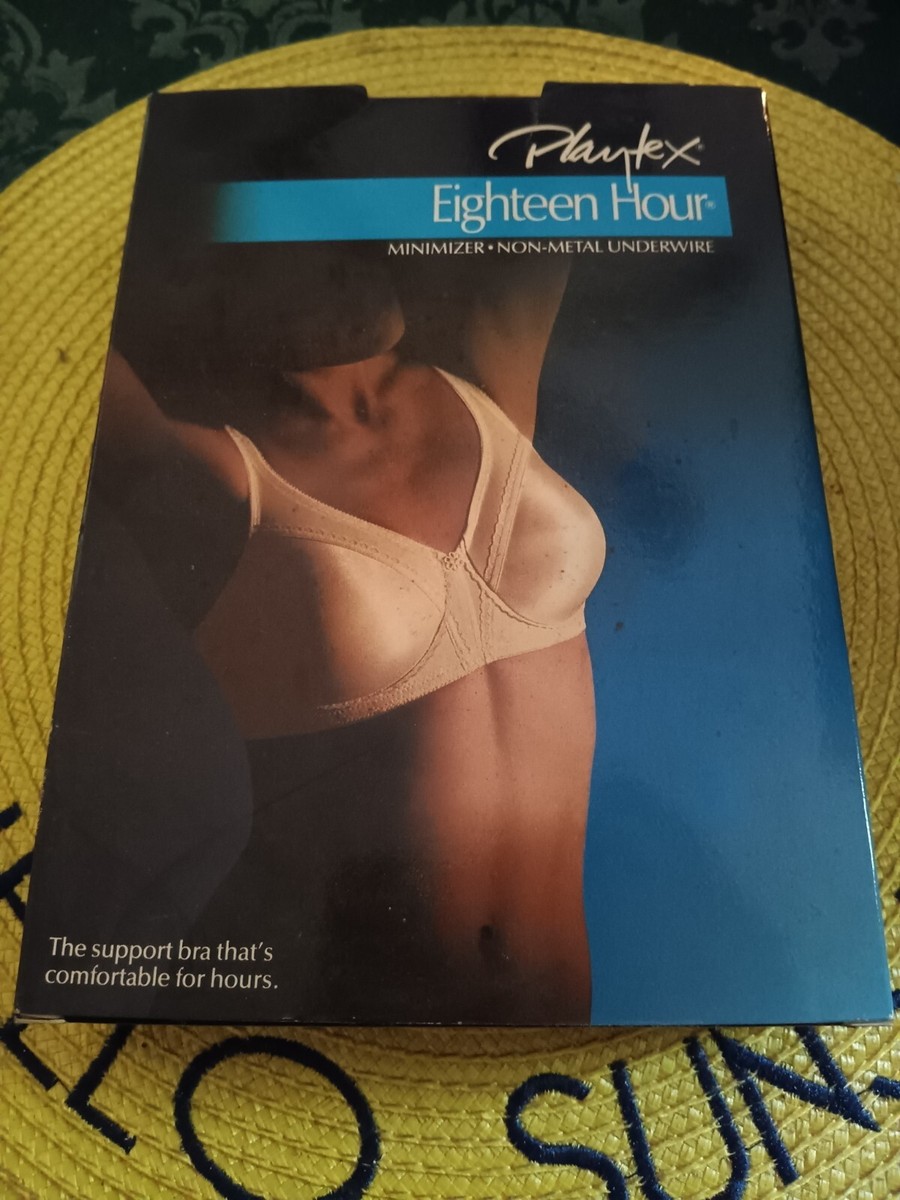 Vintage Playtex 18 HR Support Minimizer Underwire #4082 Bra Beige