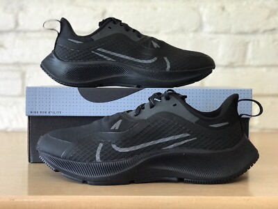 Women's Nike Air Zoom Pegasus 37 Shield Black Anthracite Grey