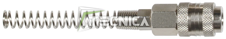 ATTACCO INNESTO RAPIDO UNIVERSALE ARIA COMPRESSA TUBO 10 x 8 MM FIAC 457/2