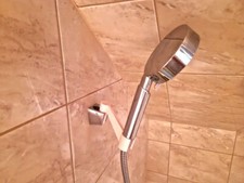 Shower Extender Adapter for 25mm Shaft-Plastic Shower Extension for Extra Height