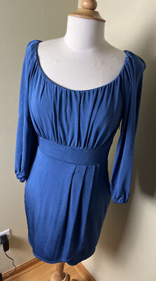 boston proper blue dress Muse Boston Proper Bright Blue Fitted Stretch Dress