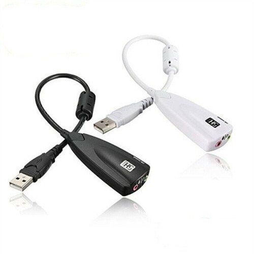 USB External Sound Card Virtual 7.1 Surround Mic Audio Adapter Cable Adaptor - Afbeelding 5 van 9