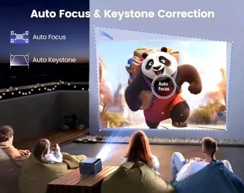 Wimius K9 video projector, 4K, 700ANSI, Keystone, Full HD, 1080p, native, WIFI 6 - Picture 2 of 7