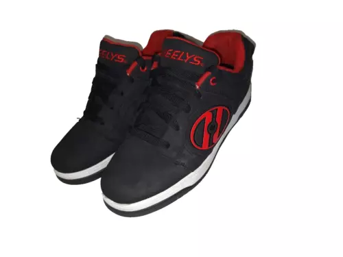 Heelys Voyager Black And Red Size 7 With Wheels shoes Skate