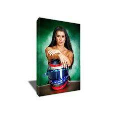 Racing Icon Danica Patrick Poster Photo Painting Artwork on CANVAS Wall Art