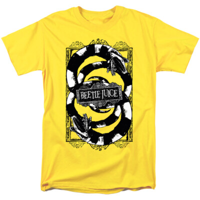 BEETLEJUICE WE GOT WORMS Licensed Adult Men's Graphic Tee Shirt SM-3XL