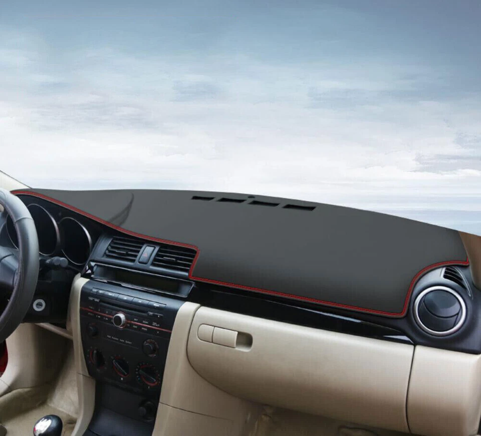 For Mazda 3 2004-09 leather Non-slip Dash Board Cover Mat Dashboard Carpet 1pcs Foto 2 de 4