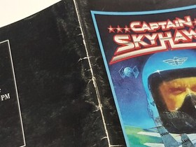 Captain Skyhawk Aut&eacute;ntico Original NES Nintendo Manual Solo